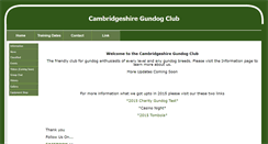 Desktop Screenshot of cambridgeshiregundogclub.co.uk