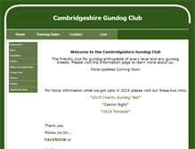 Tablet Screenshot of cambridgeshiregundogclub.co.uk